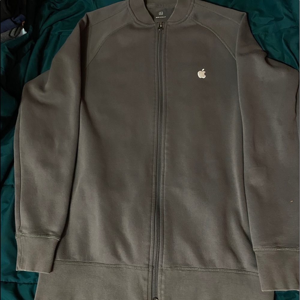 Apple zip up jacket